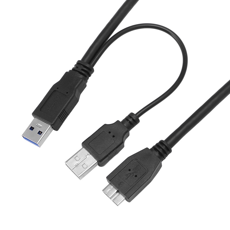 Cáp Chuyển Đổi Ổ Cứng Ngoài Usb 3.0 2 X Type A Sang Micro B