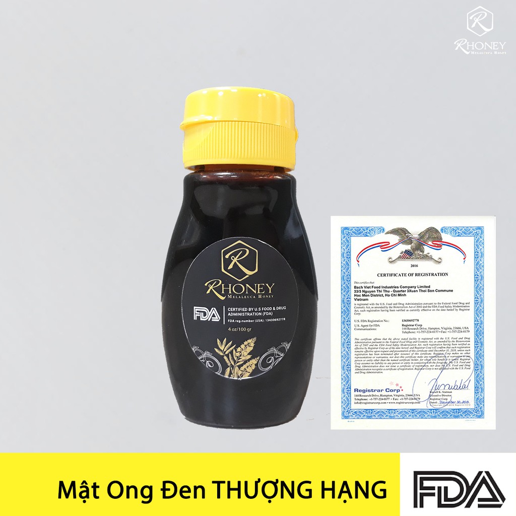 Mật Ong Xuất Khẩu Mỹ, Nhật - 4oz/100g