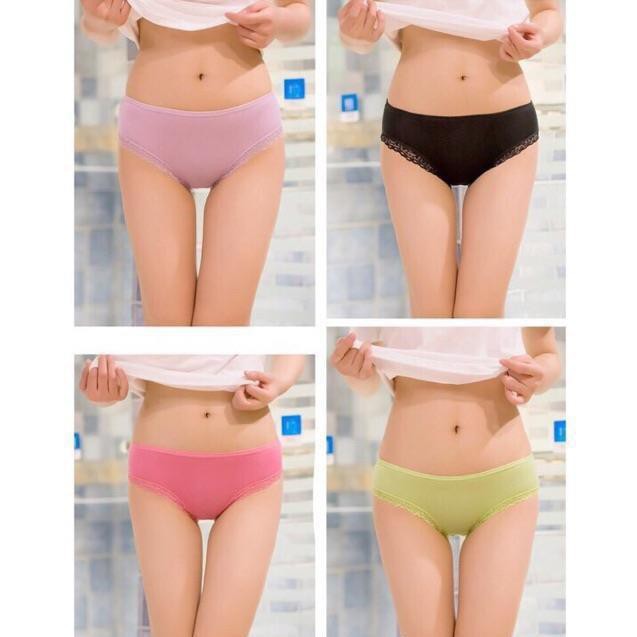 Quần Lót Ren Modal Cotton Siêu Nhẹ (38-68kg),. giá rẻ tốt