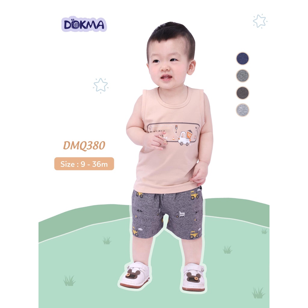 DMQ376, DMQ380 - Quần đùi dokma cho bé trai size 9-36M