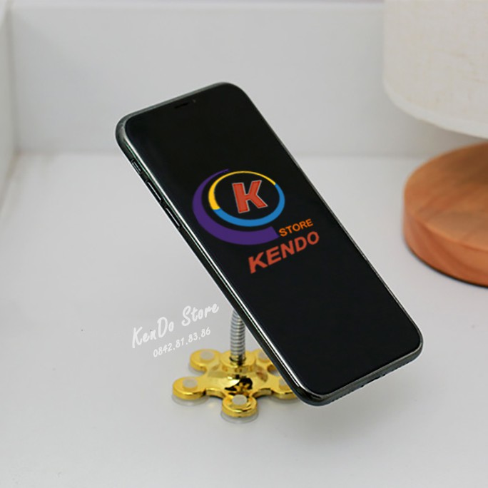 [Siêu Tiện Ích] Giá Đỡ Điện Thoại VIP Núm Cao Su Hình Bông Hoa 5 Cánh 2 Đầu- KendoStore | BigBuy360 - bigbuy360.vn