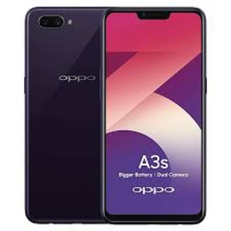 điện thoại Oppo A3s 2sim mới Chính hãng, ram 3G/32G, Camera siêu nét