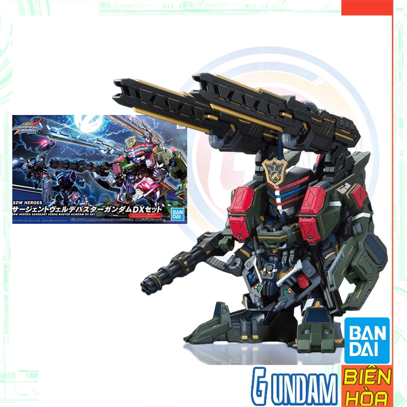 Bộ lắp ráp gundam SD WH Sergeant Verde Buster Gundam DX Set