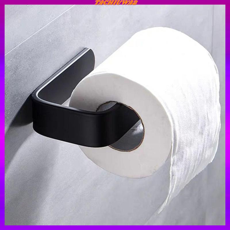 [Tachiuwa2] Giá Đỡ Cuộn Giấy Vệ Sinh Màu Đen Gắn Tường Nhà Bếp
