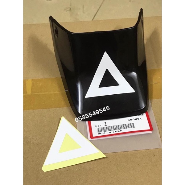 Tem tam giác dán đuôi xe honda