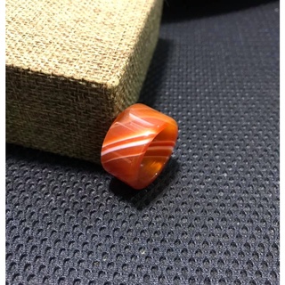 Nhẫn càn long đá mã não đỏ thiên nhiên