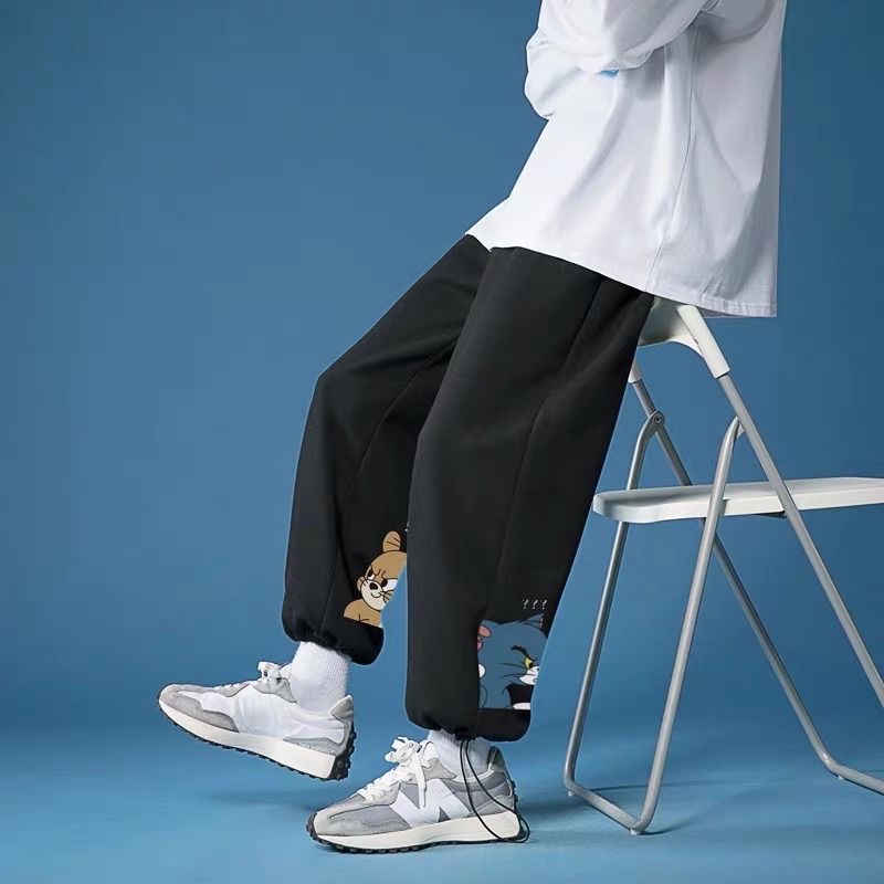 Quần LONGPANT Dây Rút Tom&amp;Jerry Ảnh Thật