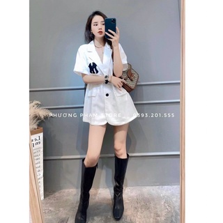 Véc nữ thêu ngực