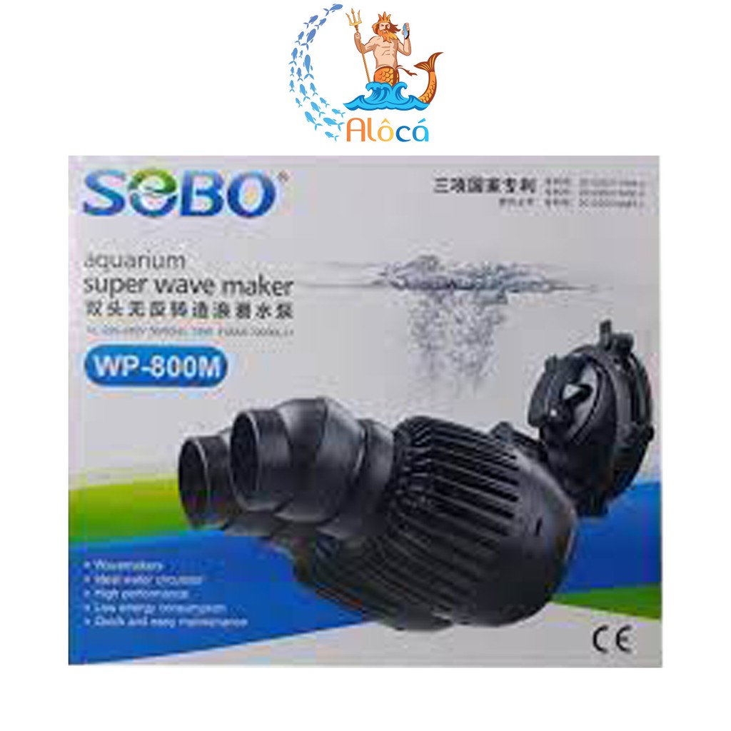 Máy thổi luồng, tạo sóng SOBO WP-400M, WP-800M cho bể, hồ cá cảnh