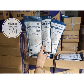Khẩu trang kháng khuẩn 4D KF94 ( thùng 300 cái )