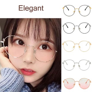 1 chiếc mắt kính dễ thương gọng kim loại thanh lịch hợp thời trang cho nữ