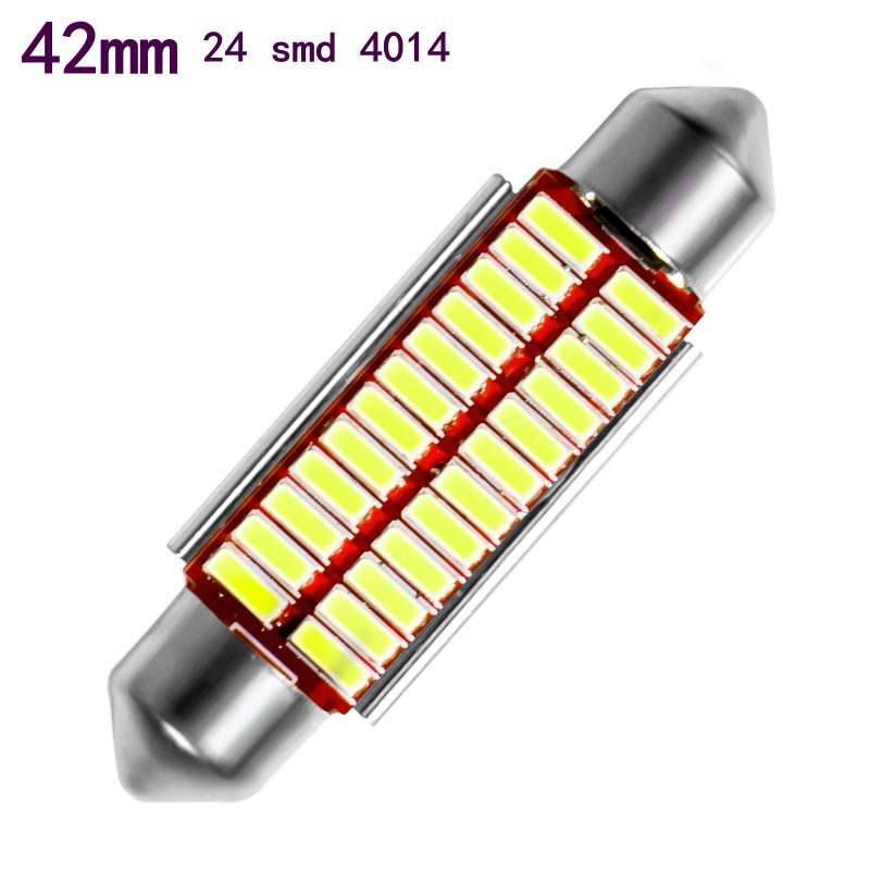 Đèn LED CANBUS chất lượng cao cho xe ô tô 31MM 36mm 39mm 42mm C5W C10W 4014 SMD