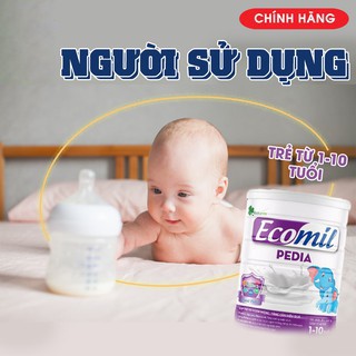 [HÀNG CHÍNH HÃNG] Sữa non cho trẻ sơ sinh Ecomil Pedia từ 1-10 tuổi 900g -  Giúp bé khỏe mạnh, tăng cường đề kháng