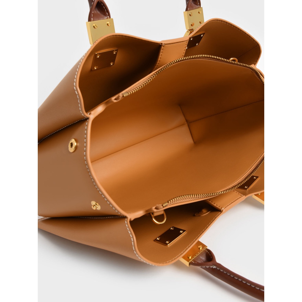 Ck2-50671374- 1 Túi Xách CHARLES & KEITH Đeo Vai / Cầm Tay Thời Trang