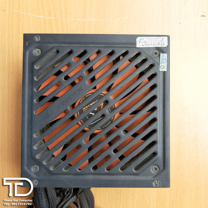 Nguồn công suất thực Xigmatek Tauro 500W chuẩn 80 plus cũ (Dây bọc lưới dài)