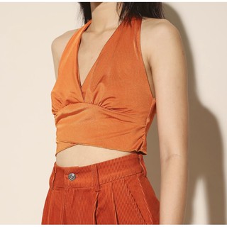 Áo Yếm Cột Cổ Chipsss Croptop - Gingerbear