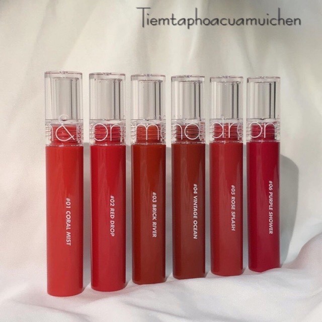 [NEW] Son tint nước siêu lì Romand Glasting Water Tint 2019 (Có Sẵn)