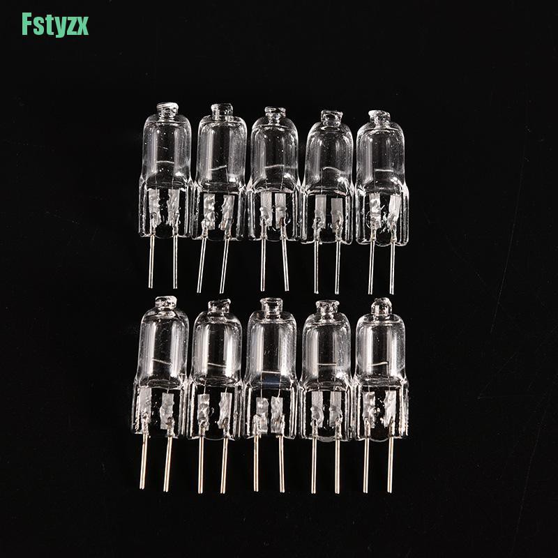 fstyzx 10X G4 JC Type Halogen Light Bulb Lamp 12V 10W