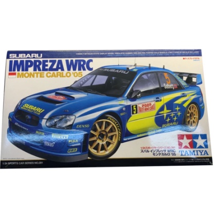 Mô hình xe ô tô 1/24 SCALE SUBARU IMPREZA WRC MONTE CARLO '05 24281 Tamiya