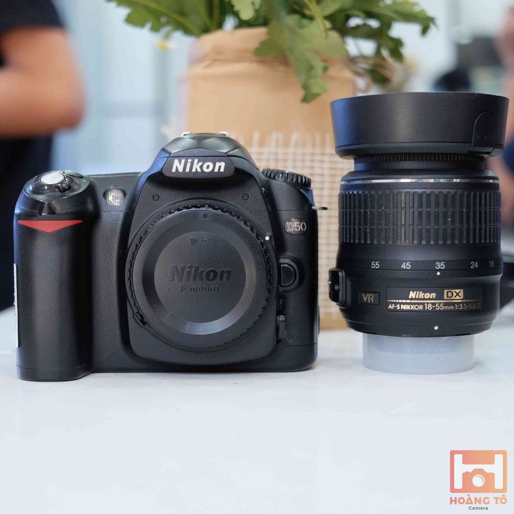 Máy ảnh Nikon D50 + lens kit cũ ngoại hình khá