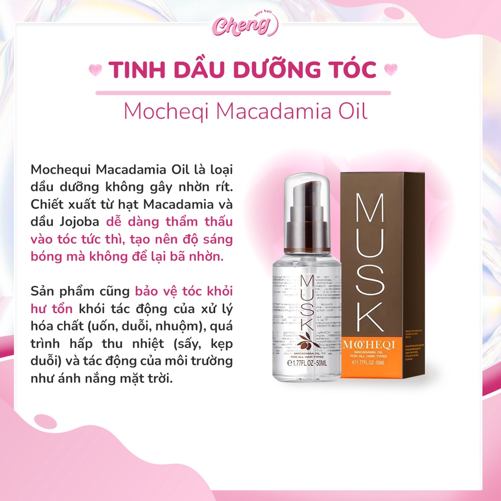Xịt dưỡng Serum bảo vệ màu tóc Chenglovehairs, Chengloveshair