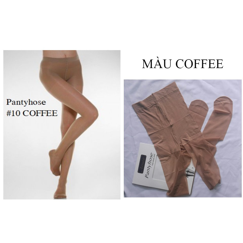 Quần Tất vớ Che khuyết điểm Pantyhose ( COFFEE) #10 Cực dai siêu mềm giúp đôi chân bạn dài và thon thả hơnQuần Tất