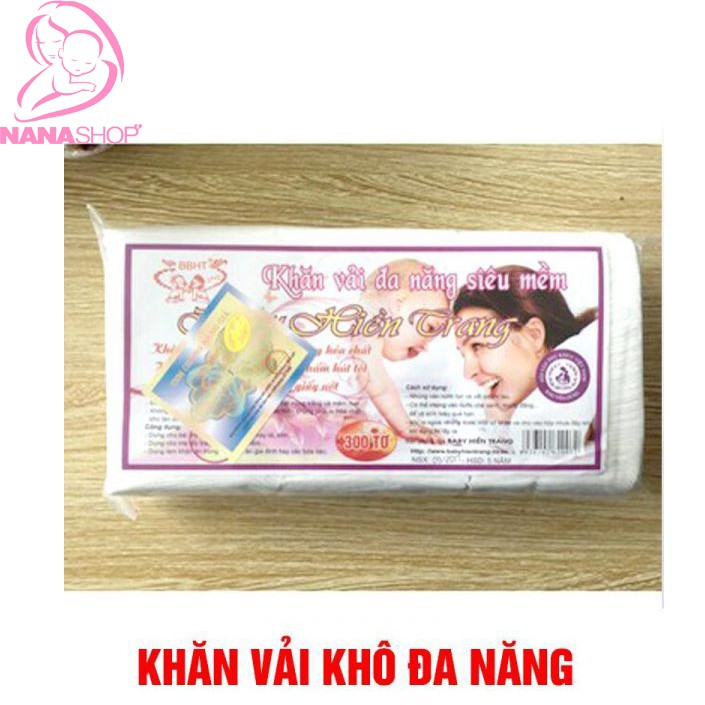 Khăn vải khô đa năng Hiền Trang gói 200gram - 170 tờ