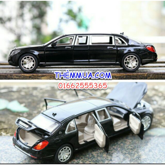 XE MÔ HÌNH 1:24 MERCCEDES BENZ MAYBACH S600