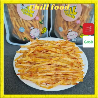 Khô Cá Thiều Que Sấy Gia Vị Chillfood (Loại Ngon) Túi 200g, Cá Thiều Que Ăn Liền, Ăn Vặt Ngon Rẻ