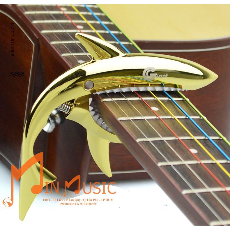 Capo Đàn Guitar Cá Mập ( kẹp classic ,acoustic )