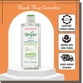 Nước Tẩy Trang Simple Micellar Cleansing Water 200ml