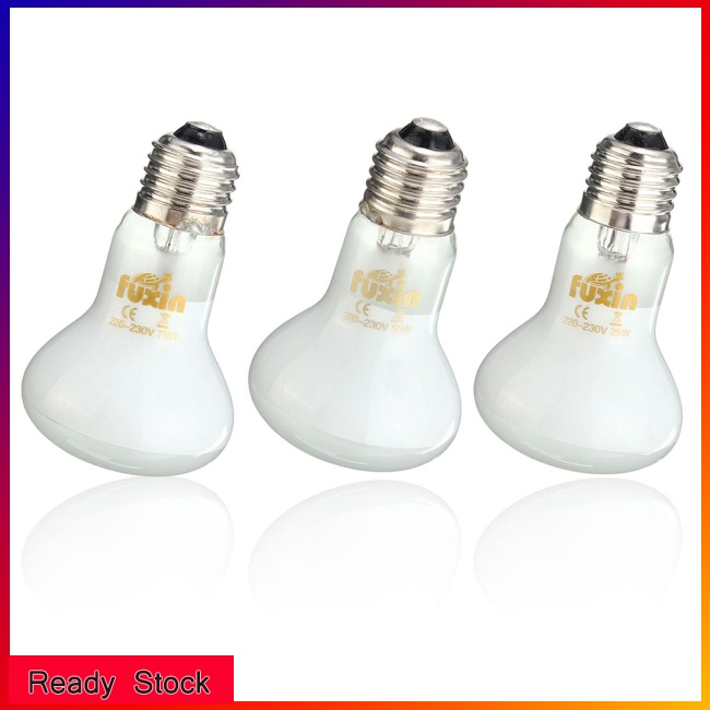 Bóng đèn sưởi ấm 25W/ 50W/ 75W Uva dành cho động vật bò sát