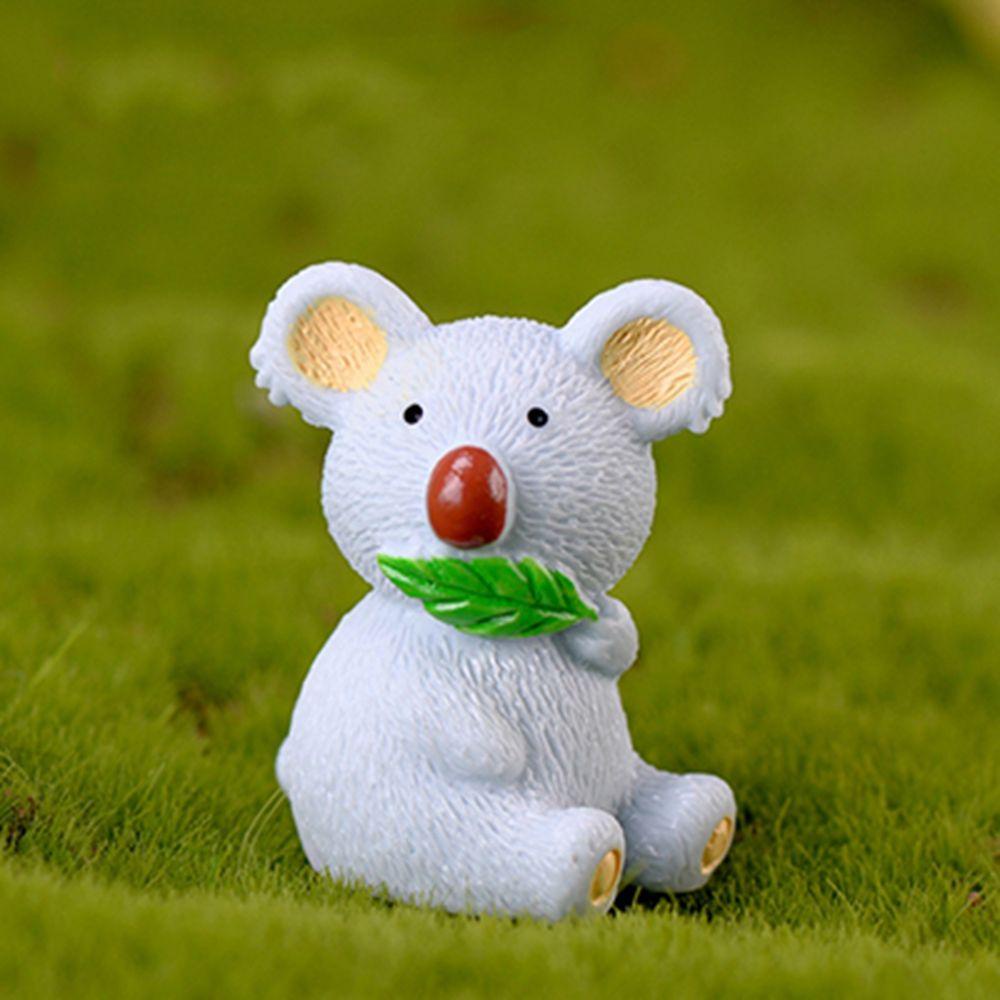YIYU Đồ trang trí Gấu Koala Mini Bằng Nhựa Resin Dùng Trang Trí DIY