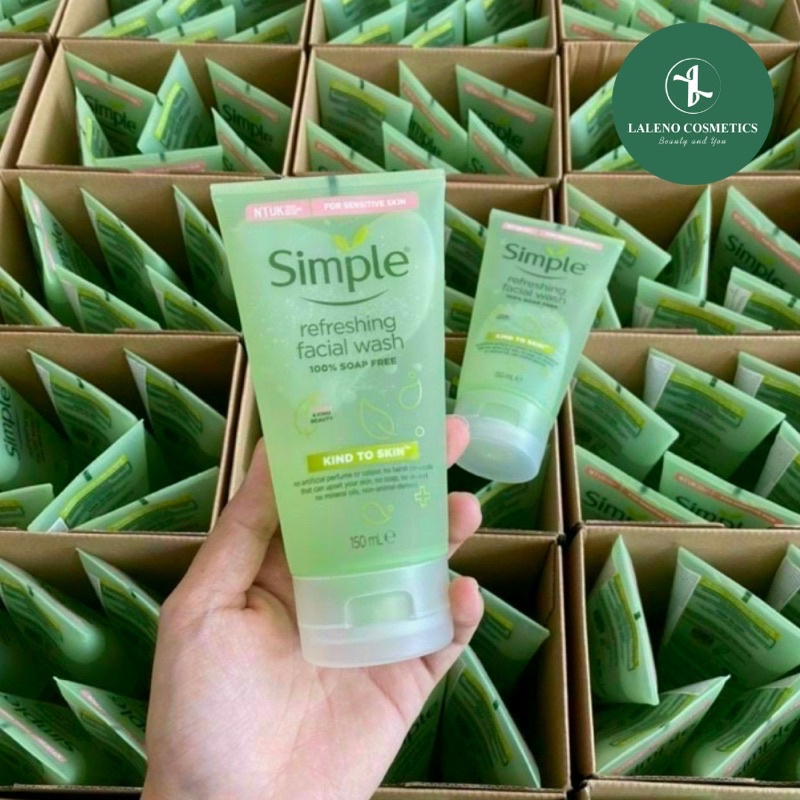 Set làm sạch hoàn hảo 3 sản phẩm NƯỚC TẨY TRANG, SỮA RỬA MẶT, TONER NƯỚC HOA HỒNG SIMPLE CHUẨN UK