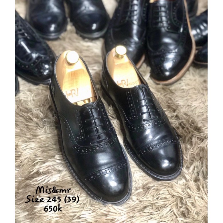 [Giày 2hand] [Size 39] Kiểu Dáng Oxford Thương Hiệu Miss&Mr Sang Trọng