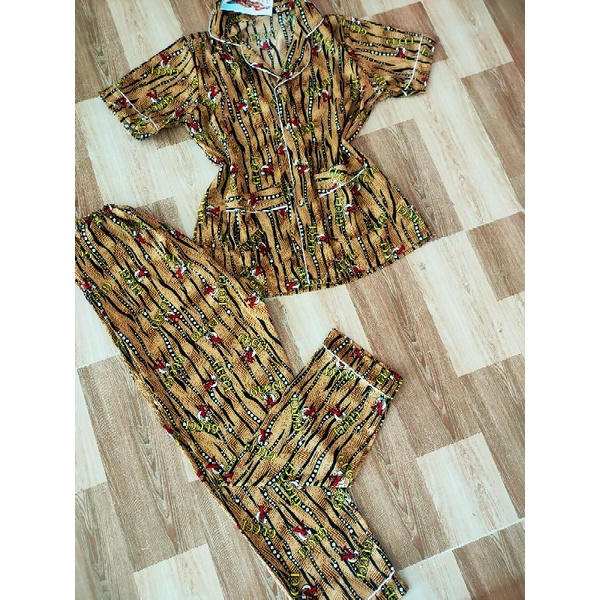 Bộ pijama tay ngắn quần dài thun aty đẹp