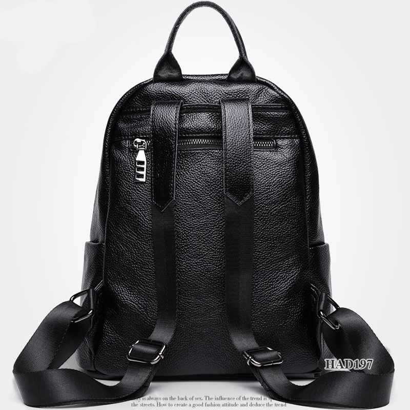 Samdo: Balo kiêm túi xách nữ da thật cao cấp  - Chính hãng Huada - Thời trang Hàn Quốc phù hợp đi chơi đi làm HAD197