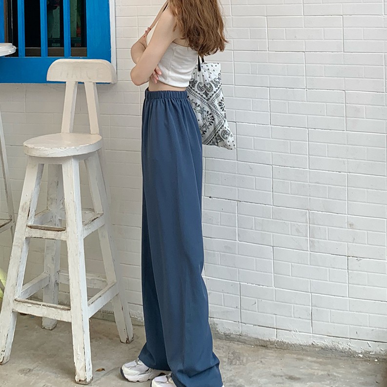 Quần Dài Ống Rộng Lưng Thun Co Giãn Thời Trang 422614 | BigBuy360 - bigbuy360.vn