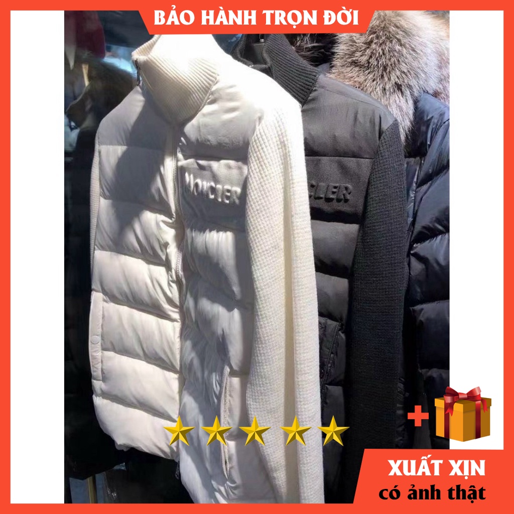 Áo phao phối len Thời trang MCL(unisex) BẢO HÀNH TRỌN ĐỜI