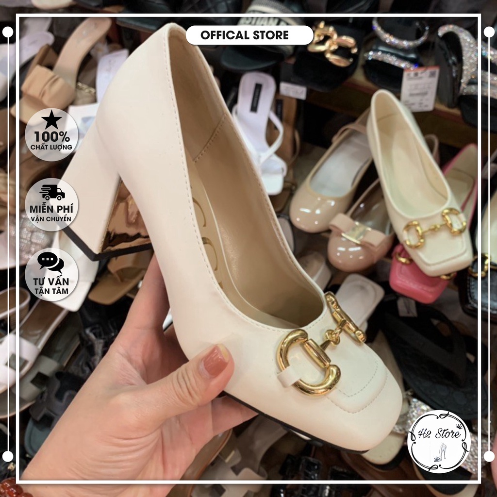 👠👟 Giày và sandal gót vuông 7f . Hàng super vip , Fullbox + bill + túi giấy ⚡