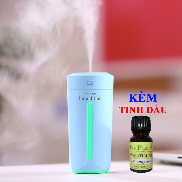 Máy Xông Tinh Dầu Thơm Phòng và Xe ô tô Cao cấp Tiện Dụng - Máy Phun Sương Tạo Độ Ẩm cho Gia Đình và Xe hơi