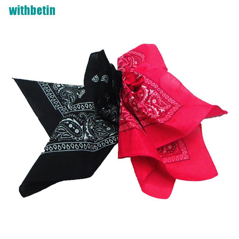 Khăn rằn họa tiết Bandana trùm đầu/quàng cổ tiện dụng khi đi xe đạp Withbetin