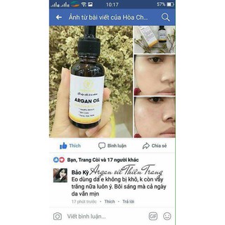 Dầu Argan-Chăm sóc cấp ẩm cho da