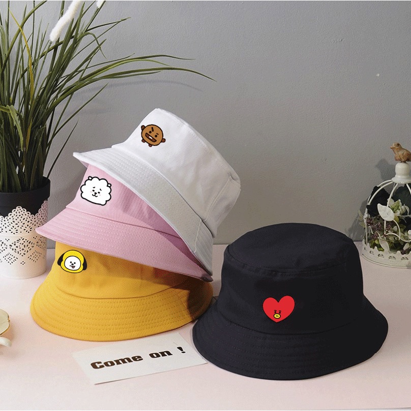 Nón Tai Bèo Unisex In Hình Bt21 Thời Trang Chất Lượng Cao
