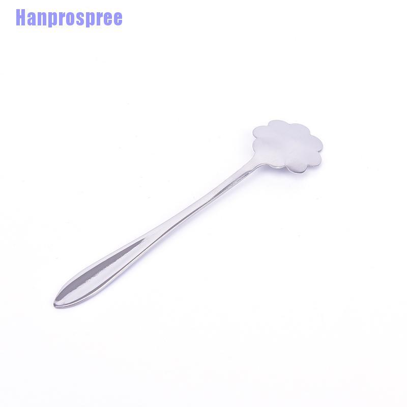 [Hàng mới về] Muỗng cà phê hình bông hoa bằng thép không gỉ