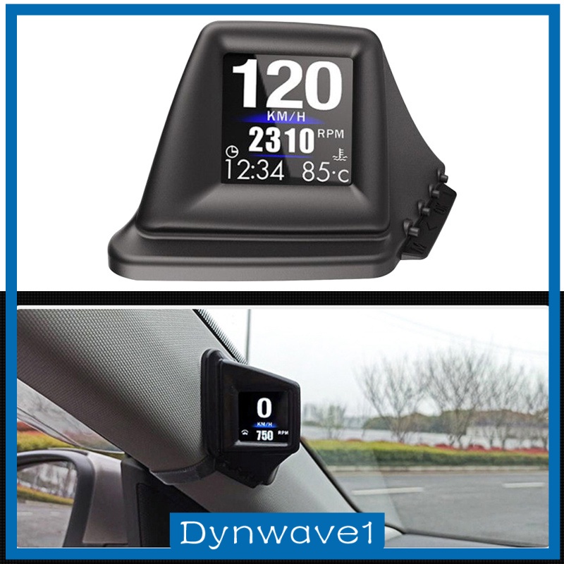 Màn Hình Hiển Thị GPS OBD2 OBD Vôn Kế LCD Cho Xe Hơi