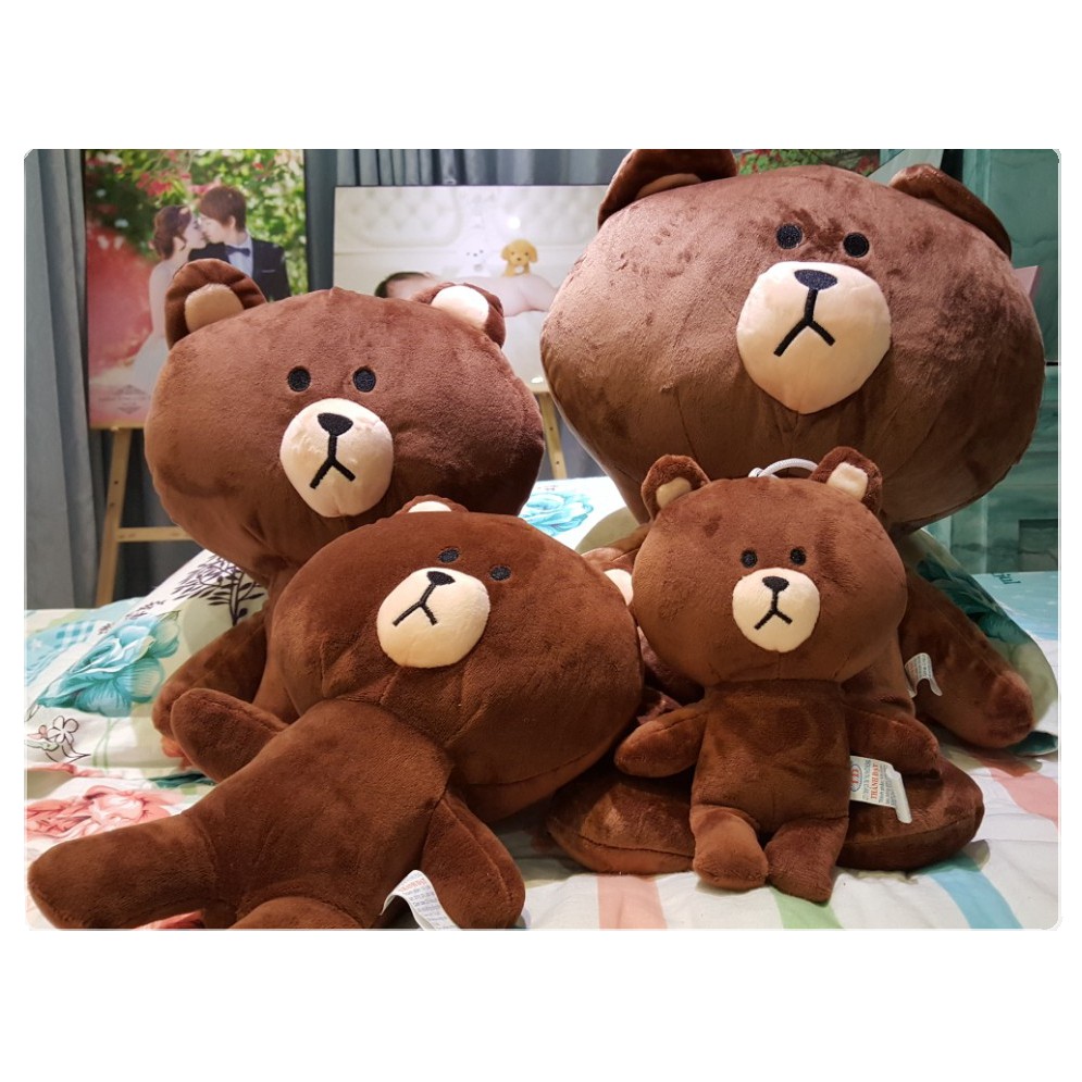 Gấu Bông Cả Gia Đình Nhà Brown 35cm- 50cm- 1m