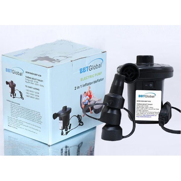 Bơm điện BBT Global 210w BBT838