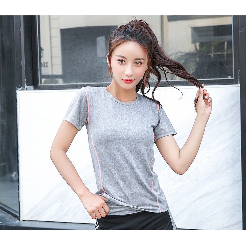 Áo tập Gym nữ 💖 𝑭𝑹𝑬𝑬𝑺𝑯𝑰𝑷 💖 áo thể thao nữ chất siêu thoáng mát nhiều màu lựa chọn 20Sport