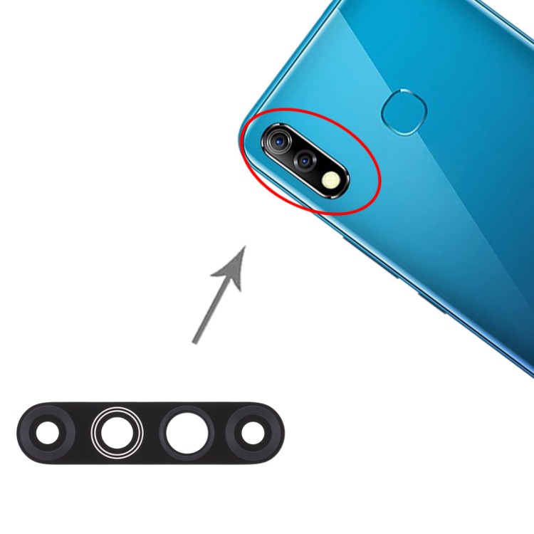 Mặt kính camera sau INFINIX Hot 8 Lite dành để thay thế mặt kính camera trầy vỡ bể cũ linh kiện điện thoại thay thế